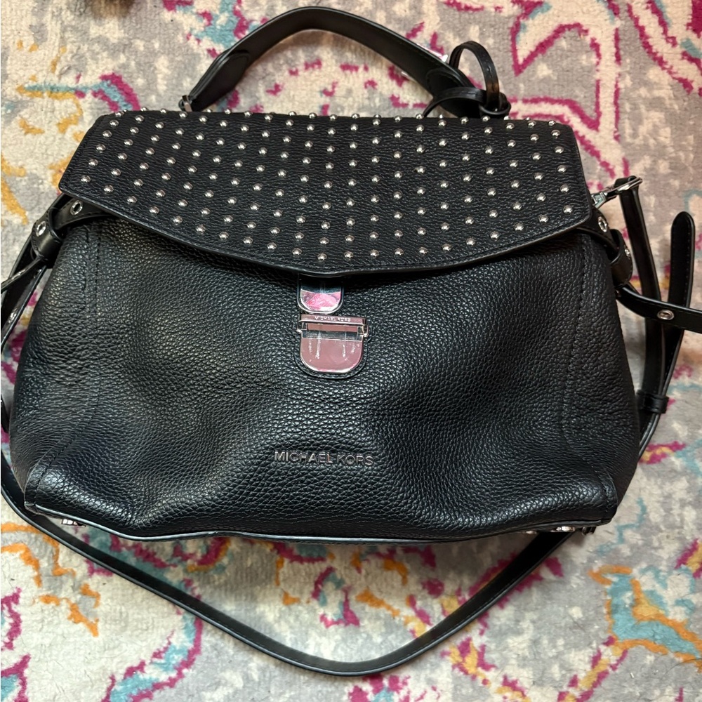 Michael Kors Black Studded Women's Bag